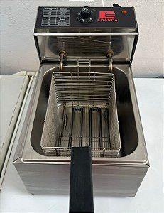 Fritadeira Elétrica Profissional 1 Cuba 5 Litros Edanca [Usada]