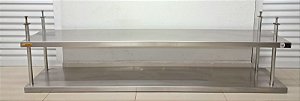 Prateleira Aérea Com 2 Planos 190X30 Fixação No Teto* Maquinbal [Usada]