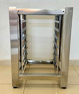 Base / Cavalete em Aço Inox para Forno Elétrico Digital de Convecção Miniconv - Prática [Seminovo]