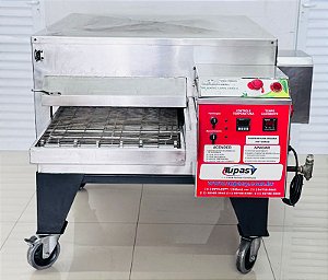 Forno Esteira para Pizza/Esfiha à Gás GLP 220V em aço Inox 304 - Tupasy [Usado]