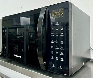 Microondas Refeição 34l Black Glass - Nn-st66nbru 220v Panasonic [Usado]