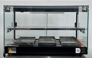 Estufa Beta para salgados de 8 bandejas Dupla Preta BD8 - 220V - Ômega [Usada]