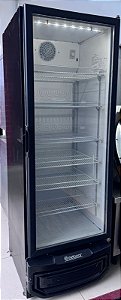 Geladeira /Refrigerador/Expositor Vertical GPTU-40 PR - 410 L Preto Vidro Temperado - Gelopar [Usada]