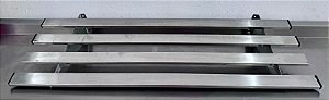 Prateleira Gradeada 100% Inox 117cm X 40cm [Usada]