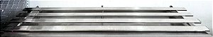 Prateleira Gradeada 100% Inox 2.5m x 40cm [Usada]