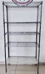 Estante Aramada 5 Planos 1.80m x 90cm x 35cm [Usada]