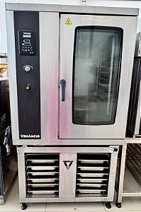 Forno Combinado Don Bidone com Cavalete 10 GN a Gás GLP 220V Venâncio FCDB10G-CFC [Usado]