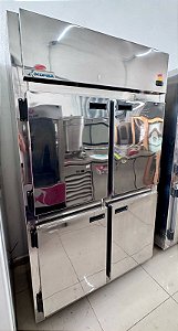 Geladeira Industrial Comercial 4 Portas Inox 918L 220V Kofisa [Usada]