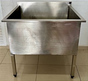 Tanque de Inox / Pia 90x95x73cm [Usada] * Temos torneira para acompanhar (a parte)