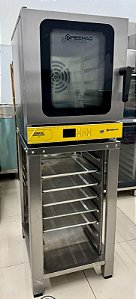 Forno Convector Inteligente (RC 5i) 220V - Reemaq * Seminovo 07/2024 *Completo com Cavalete e 5 Formas