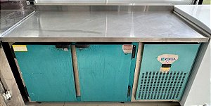 Balcão De Serviço Refrigerado 2 Portas 1,50m Inox 220v - Kofisa [Seminovo]