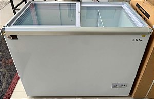Freezer/Conservador Horizontal Tampa de Vidro Eco Gelo 247L EEH300XX 110V - EOS [Seminovo]