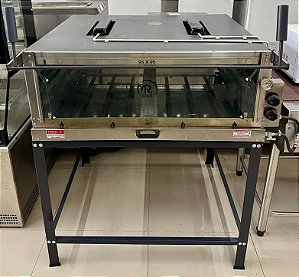 Forno de Pizza Industrial à Gás com Infravermelho 95x95cm MR Fogões [Usado]