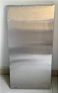 Prateleira Aço Inox c/ Mãos Francesas 80cm x 40cm - Absoluto Metais [Usada]