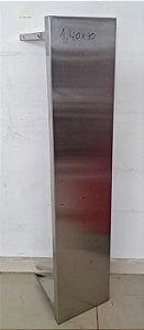 Prateleira de Inox com Mãos Francesas 140x30cm [Usada]