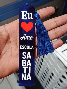 MARCA PAGINA EU AMO ESCOLA SABATINA