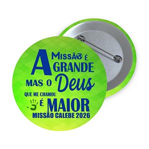 BOTOM MISSÃO CALEBE A MISSÃO É GRANDE