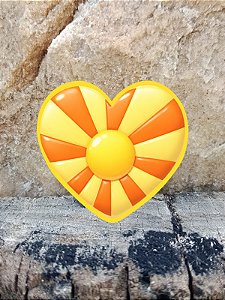 PIN CROCS CORAÇÃO CLASSE LUMINARES