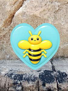 PIN CROCS CORAÇÃO CLASSE ABELHINHA