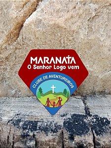PIN CROCS MARANATA O SENHOR LOGO VEM AVT