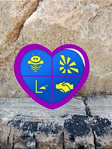 PIN CROCS CORAÇÃO CLASSES AGRUPADAS AVT