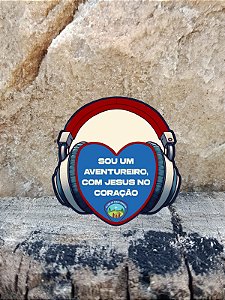 PIN CROCS SOU AVT COM JESUS NO CORAÇÃO