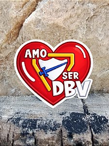 PIN CROCS CORAÇÃO AMO SER DBV
