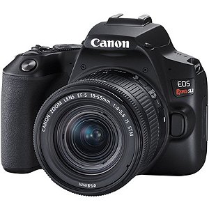 Câmera Canon SL3 com 18-55mm STM