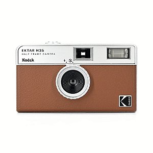 Câmera De Meio Quadro Kodak Ektar H35 - 35mm - Marrom