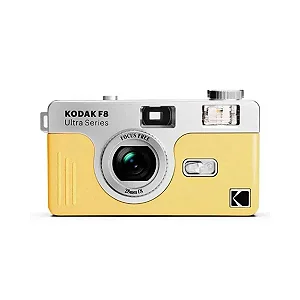 Câmera Kodak Ultra Series F8 Retrô 28mm - Amarelo