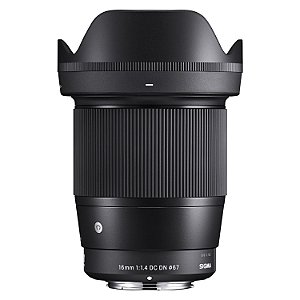Lente Sigma 16mm f/1.4 DC DN Contemporânea Sony E-Mount