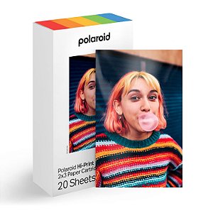 Cartucho Papel Fotográfico Polaroid Hi-Print 2x3 - 20 fotos