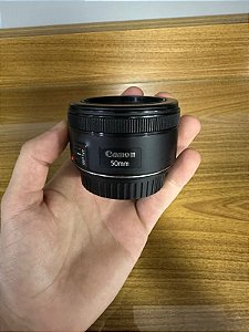 Lente Canon EF 50mm STM F/1.8 - Usada (Excelente estado)