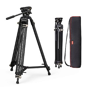 Tripé Profissional SmallRig AD-01 com Cabeça Fluida (3751B)