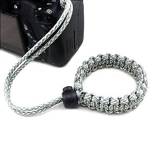 Alça De Pulso Para Câmeras Hand Wrist Strap - Cinza