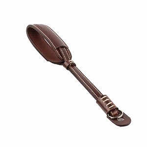 Alça de Mão Pulso Para Câmera Couro Handstrap - Café