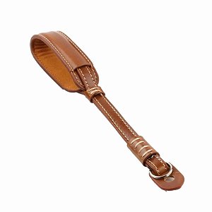 Alça de Mão Pulso Para Câmera Couro Handstrap - Marrom