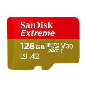 Cartão Memória MicroSDXC SanDisk Extreme 128gb 190mb/s (v30)