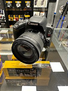 Câmera Canon SL2 com 18-55mm STM - Usada
