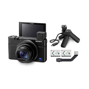 Kit Câmera Digital Sony Cybershot DSC-RX100 VII C/ 2 Bateria