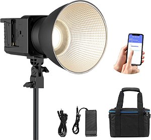 Kit Iluminador Led Profissional Sokani X100 Bicolor 100w Com Bolsa