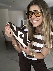 Tenis Dunk Marrom Premium Unissex