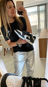 Tenis Dunk Preto/Branco Premium Unissex
