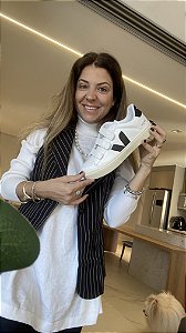Tenis Vert Branco/Preto VELCRO