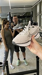 Tenis Zoom Cinza INFINITY Unissex Academia