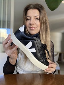 Tenis Vert Preto/Branco