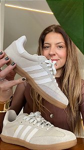 Tenis Samba Aluminium Bege Premium