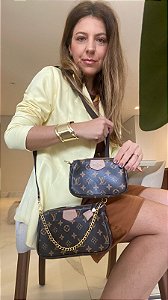 Bolsa De Ombro Com Pochete LV