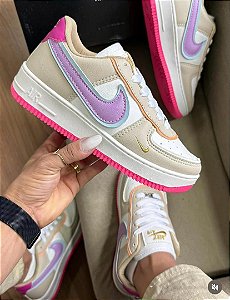 Tenis Air Force Rosa Colorido