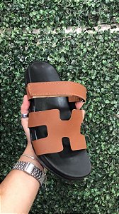 Sandalia Feminina Papete H Velcro